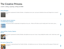 Tablet Screenshot of creativeprincessbrandi.com